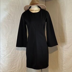 EVERLANE THE FORM MINI DRESS BACK ZIP CLOSURE BODY HUGGING FOT SIZE 0